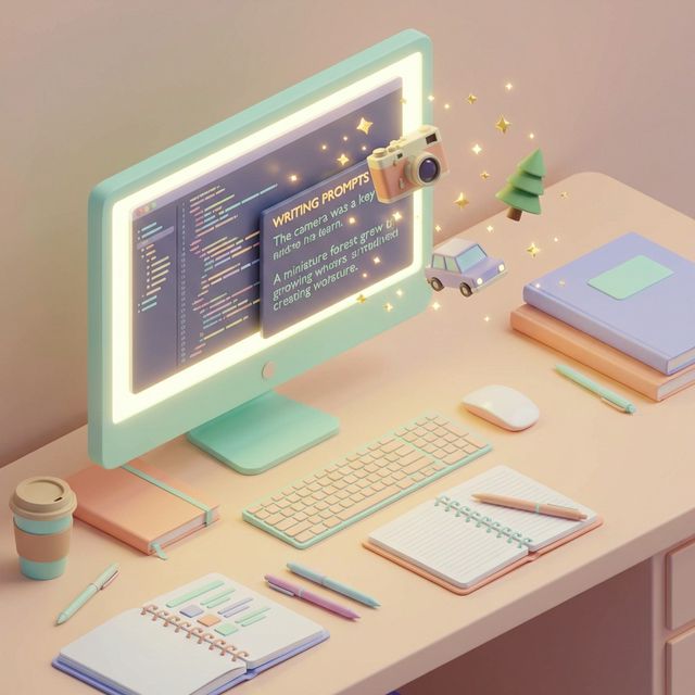 Writing Prompts Illustration